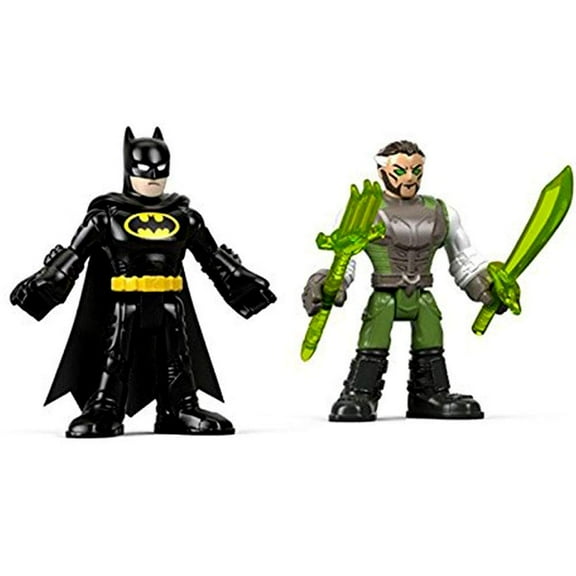 Imaginext Child Batman Action Figure, plastic Black White Gray Yellow Green, 4 oz