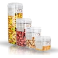 thumbnail image 2 of Juego de Contenedores Herméticos para Almacenamiento de Alimentos Recipientes Libres de BPA y Tapa Abre-Facíl con Etiquetas para Identificar, 2 of 4