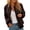 Coffee, variant on Bomber Jacket Women Fall Lightweight Long Sleeve Relaxed Fit Casual Zip Up Jackets Outerwear with Pockets