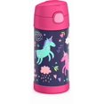 thumbnail image 4 of Bouteille isolée à pression de 12 Oz avec paille Funtainer de Thermos, Licorne, 4 of 7