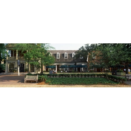Williamsburg Square - Shops at Merchants Square Duke of Gloucester Street Colonial Williamsburg Williamsburg Virginia USA Stretched Canvas - Panoramic Images (6 x 18)