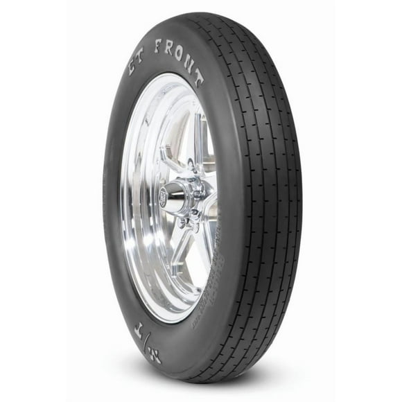 Mickey Thompson Tires Tire 250926 ET Front; P24.0 x 4.5-15; Drag Race Use Only; Nylon; Bias Ply; Painted White Letter; Tubeless; Non-Directional Tread Design; No Warranty; Load Range Standard Load