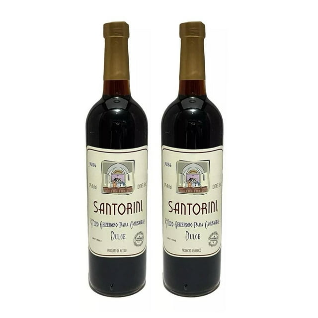 Duo Pack Vino Generoso Para Consagrar Santorini 750 ml Santorini Vino Generoso