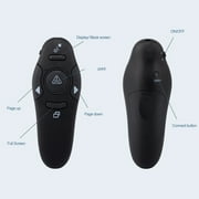 Presentation Remote 2.4GHz Wireless Presenter USB PowerPoint PPT Flip Pen, Pointer Clicker Presenter with Red Light for Mac, Computer, Laptop, for Teacher, Office Use