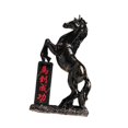 thumbnail image 2 of Estatua de caballo moderna, regalo de inauguración de la casa, escultura de caballo, estatua coleccionable de animales oro, 2 of 9