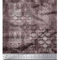 thumbnail image 1 of Soimoi Tissu Satin Modal Aztèque Imprimé Sud-Ouest Tissu de Couture Yard 42 Pouces de Large, 1 of 3