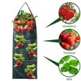 thumbnail image 3 of Opvise Upside Down Tomato & Strawberry Hanging Planter Bags, Premium Eco-Friendly Plastic Vertical Gardening Planters for Balcony, Space-Saving Breathable Grow Bags with Easy Watering (4-Pack), 3 of 7