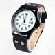 thumbnail image 5 of Reloj de pulsera SOKI clásico de moda para hombre, con correa de cuero sintético para exteriores, de cuarzo, 5 of 5