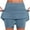 Sky Blue 1, variant on Women's Athletic Skort High Waist Tennis Skirt with Bulid in Shorts for Running Training Sports Golf