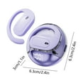 thumbnail image 3 of Pisexur Electrónica para Hombres Auriculares Colgantes Audífonos Inalámbricos Verdaderos Batería Alta Baja Latencia Micrófono Doble Reducción de Ruido Sonido Envolvente 5.4 Auriculares Deportivos Blu, 3 of 6