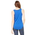 thumbnail image 2 of The Bella + Canvas Ladies Flowy V-Neck Tank Top - TRUE ROYAL - M, 2 of 2