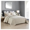 thumbnail image 7 of 3-Piece 100% Cotton Oversized Bedspread Lightweight Quilt Coverlet Embroidery Farmhouse Bedding Set (TM Beige, Oversized Queen (100"x106")), 7 of 7