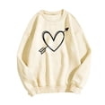 thumbnail image 1 of EQWLJWE Chemisiers d'Été à Manches Longues Mode pour Femmes Imprimé Décontracté T-Shirt à Manches Longues à Col Rond Hauts Vêtements d'Automne pour Femmes, 1 of 3
