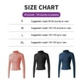 thumbnail image 5 of FNNMNNR Women‘s Lightweight Full Zip Running Track Jacket Workout Slim Fit Yoga Sportwear with Thumb Holes, 5 of 8