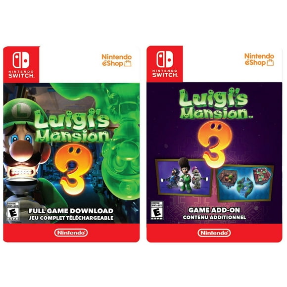 Luigi's Mansion 3 + Luigi's Mansion 3: Multiplayer Pack DLC Bundle - Nintendo Switch [Download]