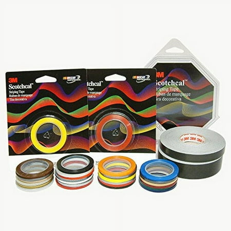 3M Scotch Scotchcal Striping Tape: 1/4 in x 40 ft. (Black)