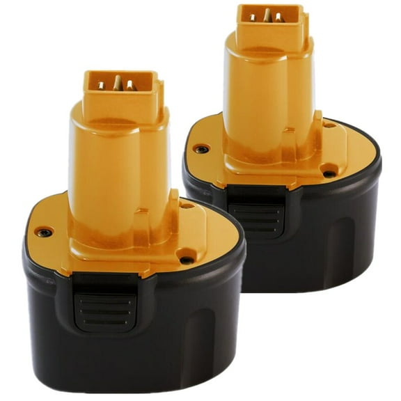 2Pack 7.2V Ni-MH Battery Replacement for Dewalt 7.2V Battery DW9057 DE9057 DE9085 DW920K DW920K2 DW925K DW925K2 DW968K