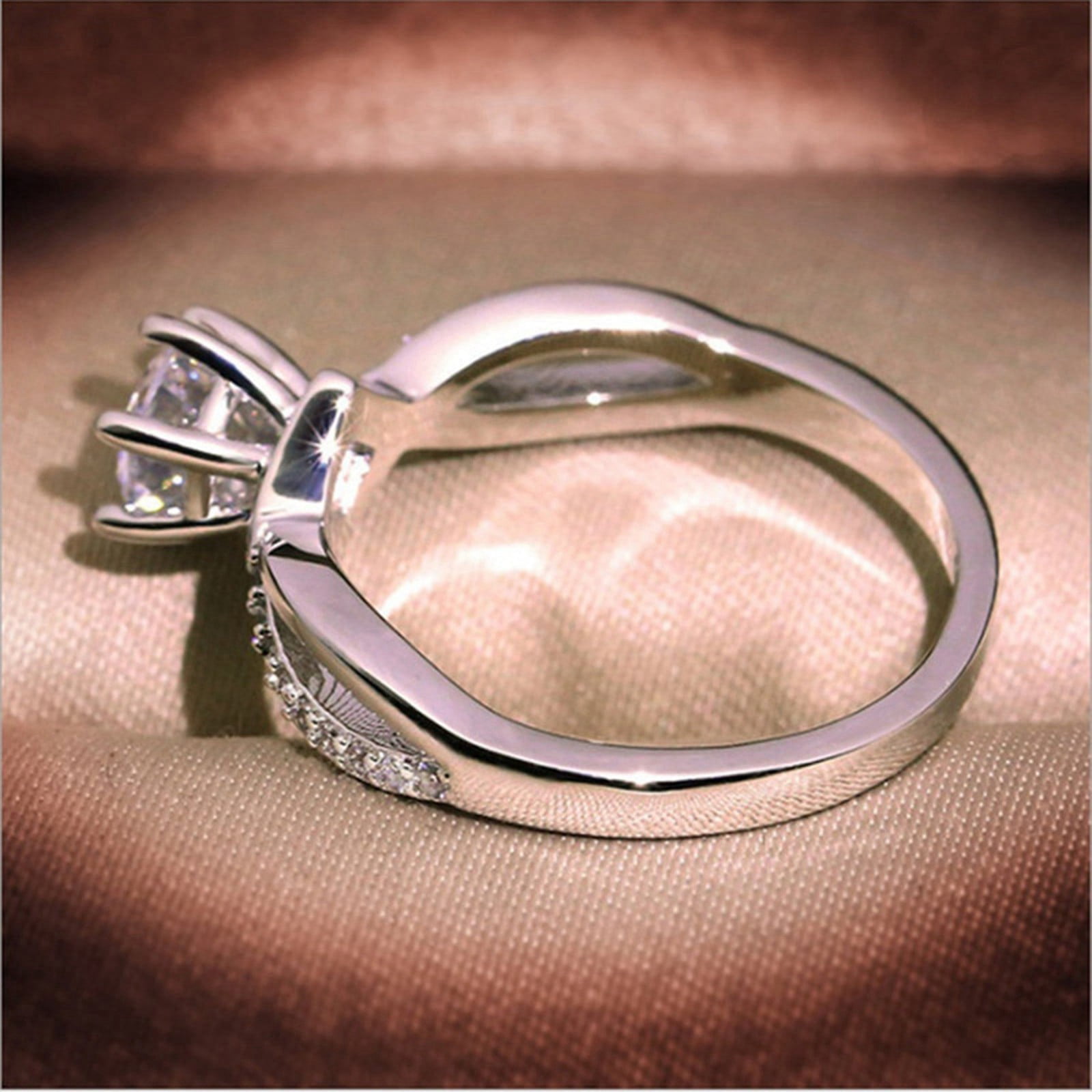 Buy Best Rings For Girls Online Heart Shaped Sparkle Ring Online | TALISMAN