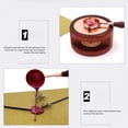 thumbnail image 4 of Cuadros Decorativos Cabezal de sello de cera de sellado Vintage sello de sello DIY reemplazo de cabeza de cobre (MH01), 4 of 6