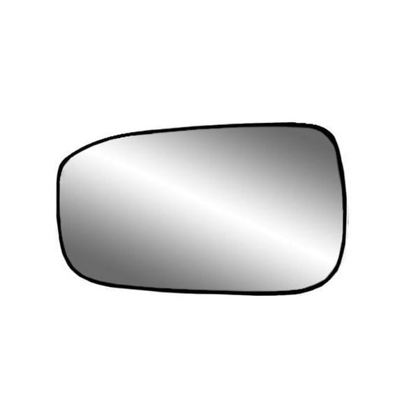 33208 - Fit System Driver Side Heated Mirror Glass w/ backing plate, Honda Accord Sedan 03-07, 4 1/ 2" x 7 3/ 8" x 7 1/ 2" (Japan & US Built)