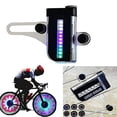thumbnail image 1 of Dos lados 14 Led Color motocicleta bicicleta rueda señal luz neumático radios luz con 30 patrones, accesorios de bicicleta, 1 of 5