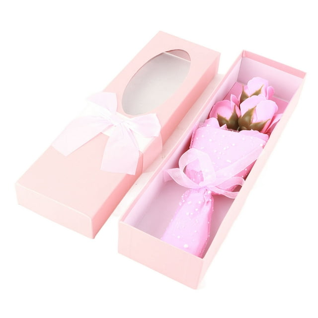 Rose Soaps,Simulation Soap Flowers Eve Roses Flowers Box Soap Flower Gift Box Reliable and Durable