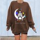 thumbnail image 2 of Sudadera Para Mujer Sudaderas de Otoño Estampado de Calavera Suelto Cuello Redondo Manga Larga Sudadera de Gran Tamaño de Lana Odeerbi ODB171604, 2 of 9