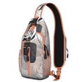 thumbnail image 1 of Minimalist Ink Style Sling Backpack, Geometric Tribal Crossbody Daypack for Outdoors, 1 of 6