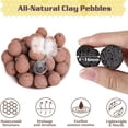 thumbnail image 3 of 2 lb Organic Leca Clay Pebbles for Plants, 4mm-16mm 100% Natural Leca Balls for Indoor Plants, Hydroton Clay Pebbles for Plants Hydroponic Aquaponics Growing Orchid Drainage Terrarium, 3 of 7