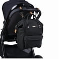 thumbnail image 2 of Bababing Diaper Bag - Mani Backpack - Navy - Affordable and Practical - Converts to Tote Bag with Carry Handles - Includes Free Pushchair Clips for Easy Attachment - Stylish and Functional for Parents, 2 of 6