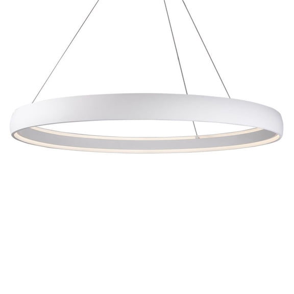 PD22772-WH-Kuzco Lighting-Halo - 185W LED Pendant-4.25 Inches Tall and 71.63 Inches Wide-White Finish