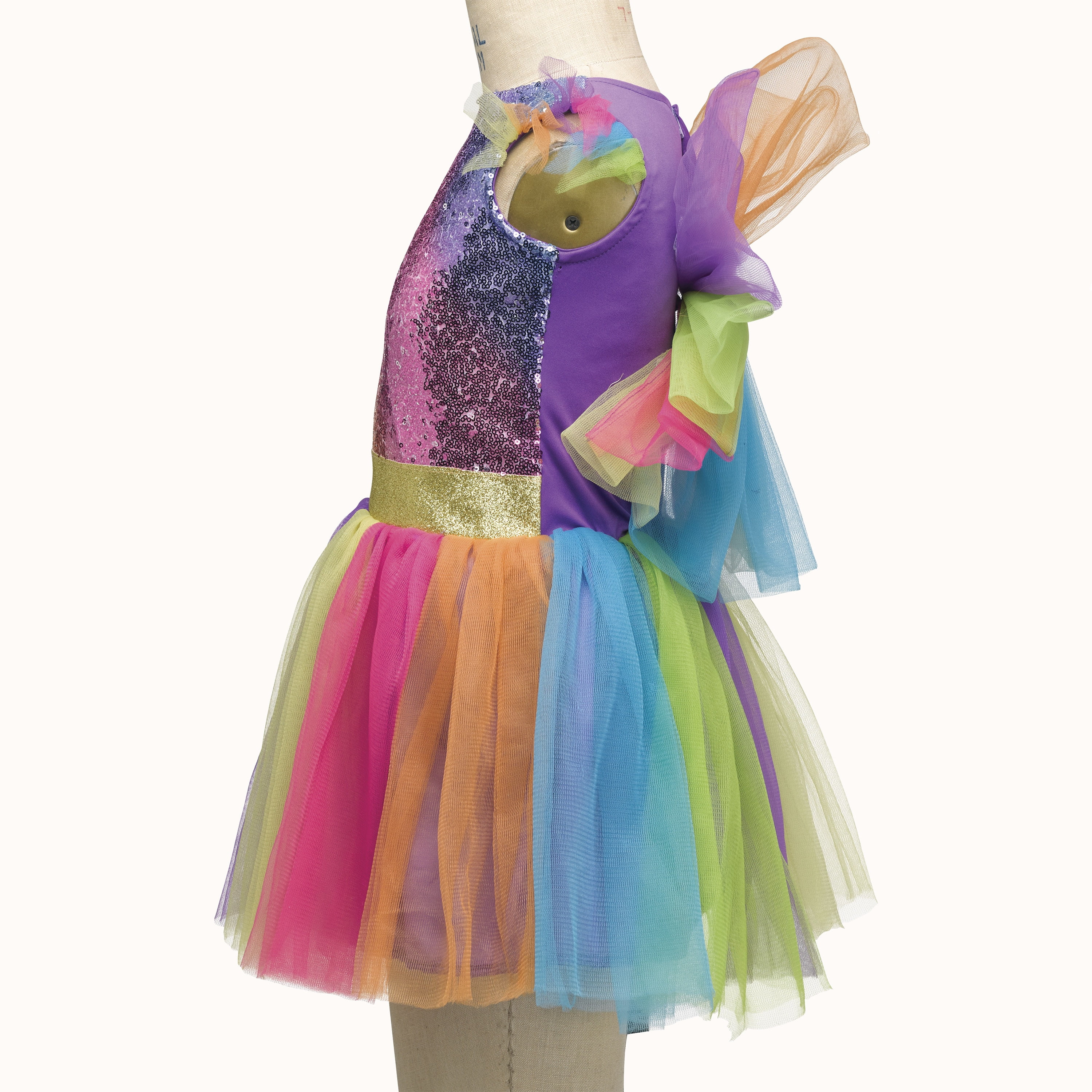 Fun World Halloween Unicorn Costume Multi-Color Adhesive Face