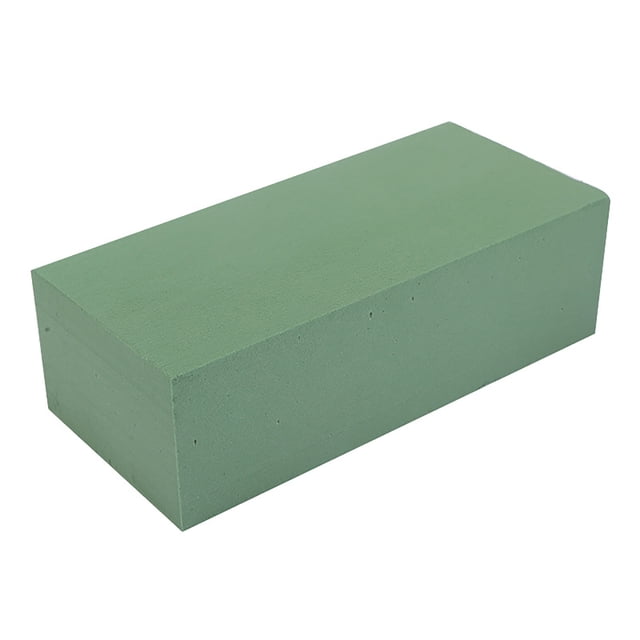 Espuma floral para flores frescas y secas: esponja absorbente ligera para arreglos florales, manualidades y hogar; soporte duradero que no se desmorona.