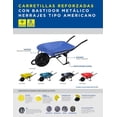 thumbnail image 2 of Carretilla 5 Ft Surtek Bastidor Llanta Imponchable Uso Rudo CAT50X, 2 of 3