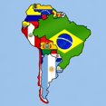 thumbnail image 3 of CafePress - South America Flag Map Light T Shirt - Men's Classic Graphic T-Shirt, 3 of 4