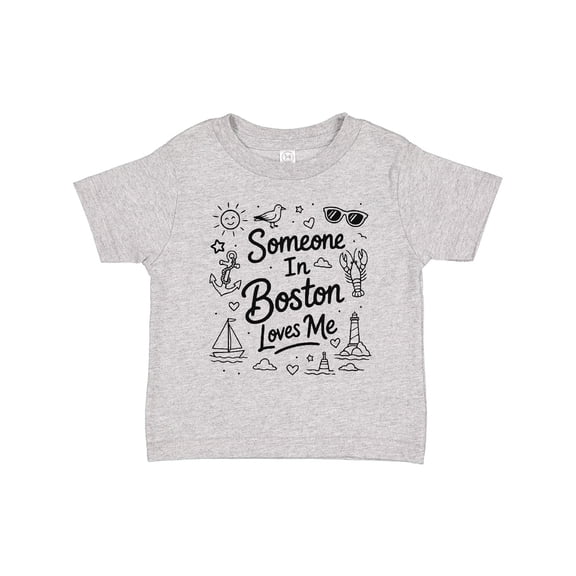 Inktastic Someone in Boston Loves Me Boys or Girls Toddler T-Shirt