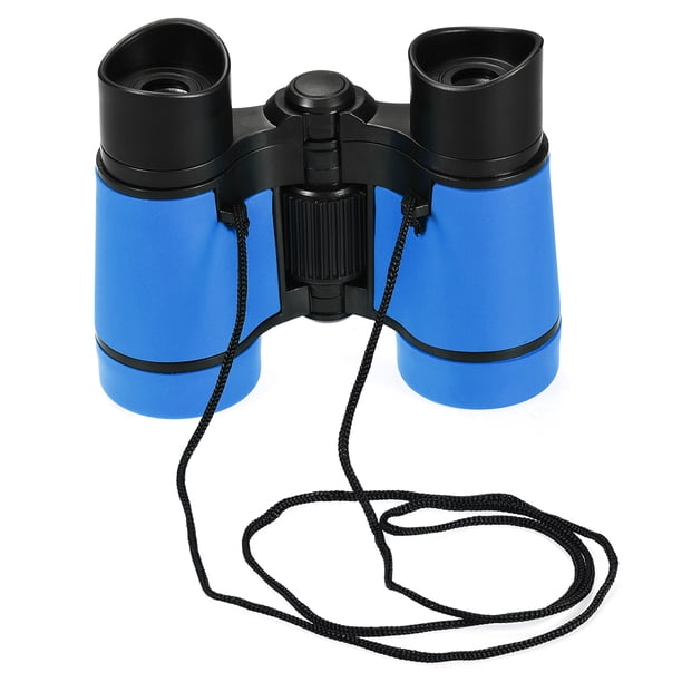 Binoculares Uxcell 4X30 Compactos Plegables a Prueba de Golpes con Correa para el Cuello Azul