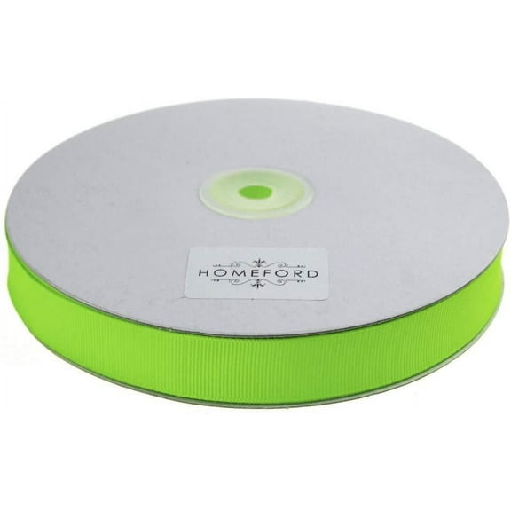 Solid Grosgrain Ribbon, 5/8-Inch, 50 Yards, Apple Green