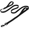 thumbnail image 1 of Joytale Dog Leash Heavy Duty for Large Dogs That Pull, Double Handle for Traffic Control, Double-Sided Reflective Leashes for Large Medium Dogs Night Safety, 5FT, Black, 1 of 7
