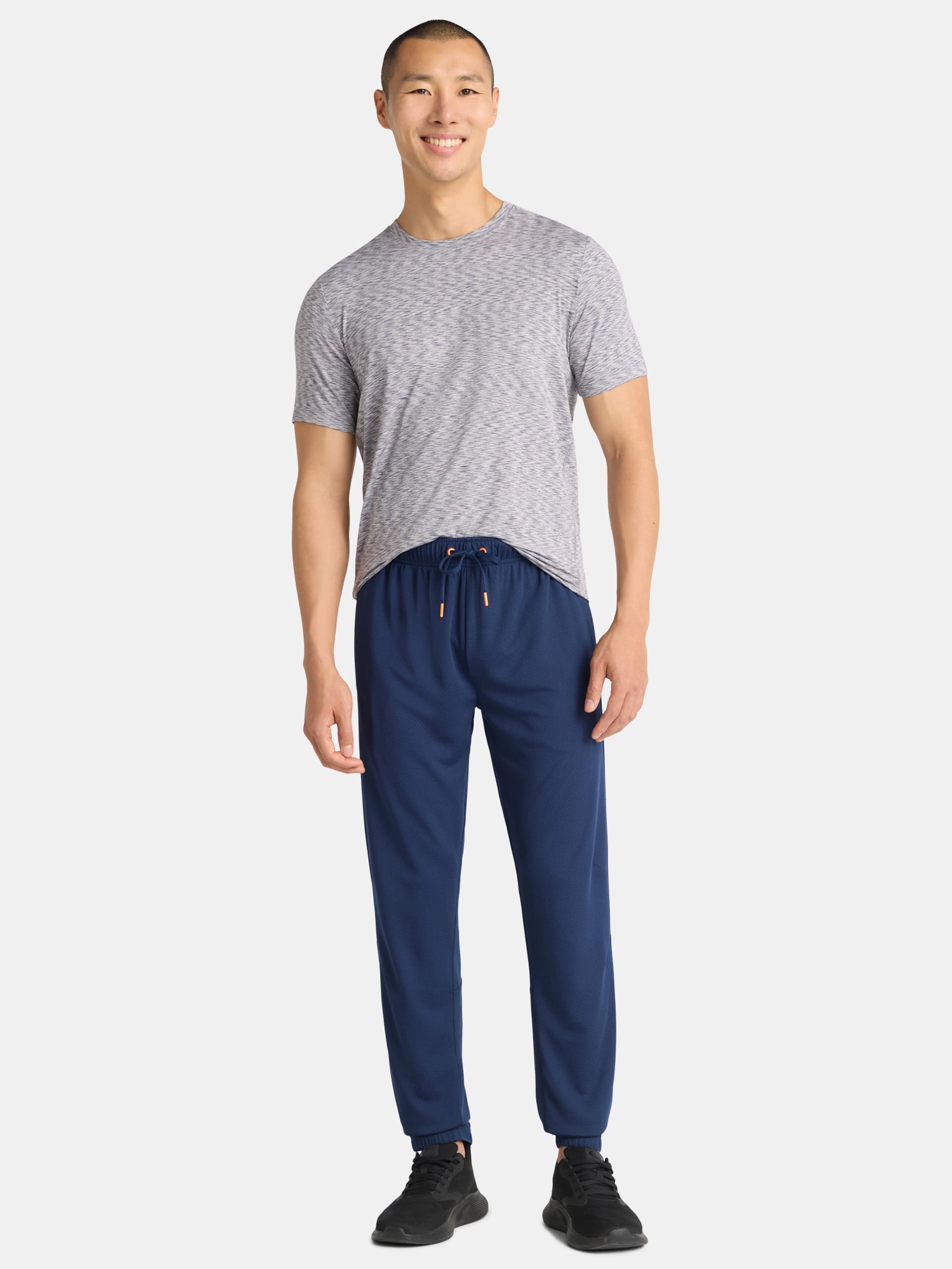 Athletic Works Men’s and Big Men’s Active Mesh Joggers, Size S-3XL