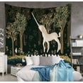 thumbnail image 3 of Medieval Lady Tapestry European Royal Tapestry Lady and Unicorn Tapestry for Bedroom Living Room Apartment Dorm Decor Wall Hanging Tapestries 51" x 59", 3 of 5