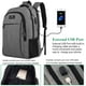 thumbnail image 2 of Mochila antirrobo para portátil de 18 pulgadas para hombre, impermeable, de gran capacidad, funcional, para viajes, escuela, negocios (gris) kaili Sencillez, 2 of 5