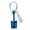 Blue-Key Chain, variant on Car Parts Cremation Urn Jewelry Stainless Steel Piston Cremation Urn Necklace For Men Keepsake Memorial Jewelry Hold Ashes