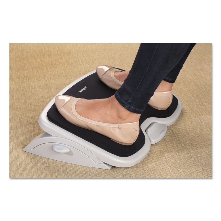 SoleMate Comfort Footrest with SmartFit System, 21.5w x 14d x 3.5 to 5h, Gray/Black SoleMate Comfort Footrest with SmartFit System, 21.5w x 14d x 3.5 to 5h, Gray/Black