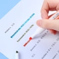 thumbnail image 3 of Airle 4 Pcs Marking Pens Comfortable Grip Eye Care Light Color Quick-drying Ink Gradient Colors Mark Smooth Writing Even Ink Output Highlighter Pens for Student, 3 of 8