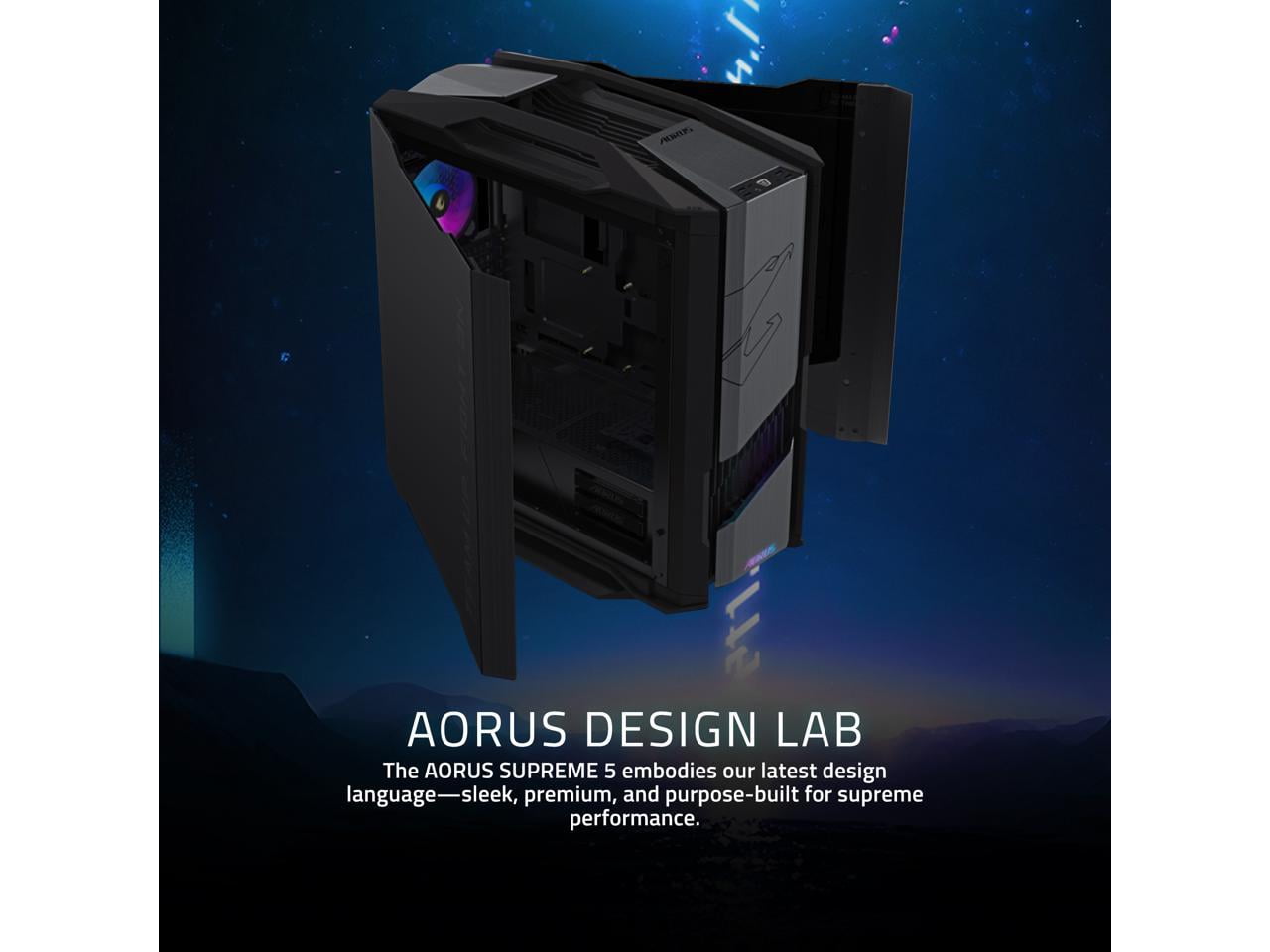 GIGABYTE AORUS Gaming Desktop PC, AMD Ryzen 7 9800X3D, GIGABYTE RTX 5080, 64GB DDR5 RAM, 2TB Gen5 NVMe SSD, Windows 11 Home, AORUS SUPREME 5 AS5A7N8-5001