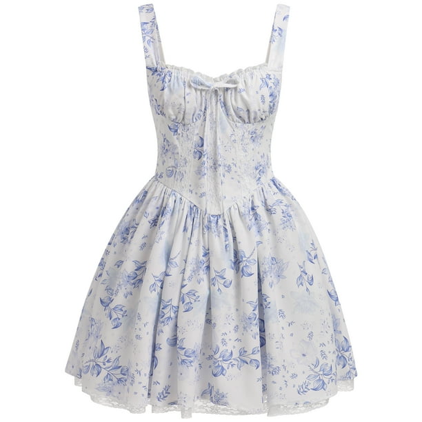 lace lavender dress La Femme 32288