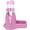 Pink, variant on Hamster Hanging Water Bottle Pet Auto Dispenser with Base for Dwarf Hamster Mouse Rat Hedgehog