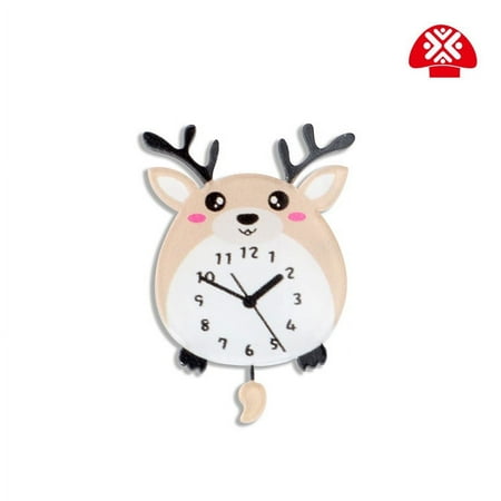 

2Pcs Simulated Miniature Clock Wear-resistant Mini House Decor Mini House Miniature Craft