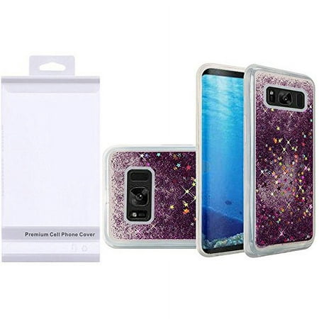 GSA Liquid Glitter Candy Case For Samsung Galaxy S8 - Purple